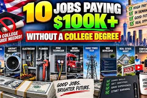 10 Jobs Paying $100K+ Without a College Degree in USA 🇺🇸 | High-Paying Careers 2026
