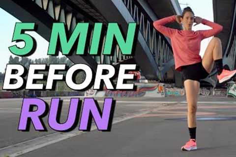 5 MIN WARM UP STRETCHING BEFORE RUNNING