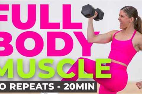 20-Minute Full Body Strength Workout | All Standing, No Repeats, Dumbbells
