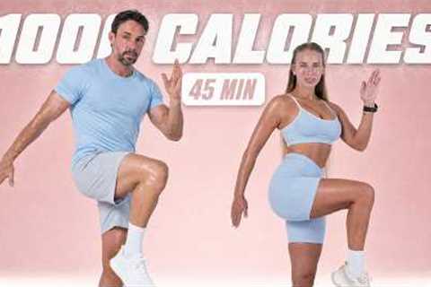 45 Min Cardio HIIT Workout That Burns More Calories Than 10,000 Steps (Low Impact Modifications)