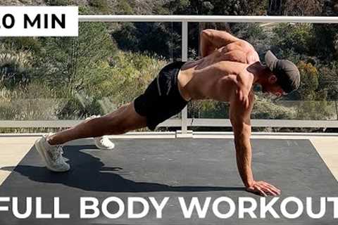 20 Minute Full Body Workout (No Equipment)