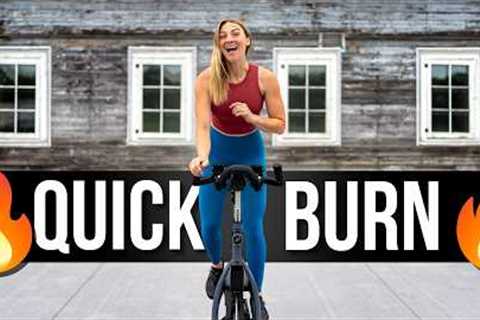 20 min QUICK BURN Indoor Cycling Workout