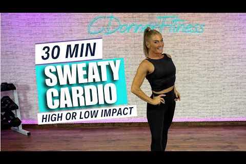 30 Min HIIT Cardio Workout | No Equipment + High & Low Impact