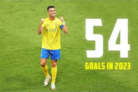 Cristiano Ronaldo ALL 54 GOALS in 2023 w/ Commentary (Top Scorer of the Year)