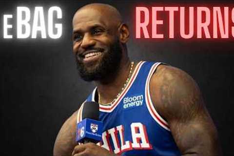 LeBron's First 76ers Press Conference was Hilarious